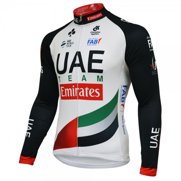 UAE 2018 Wielershirt Lange Mouw