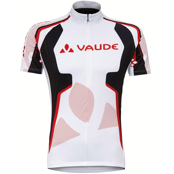 2018 Vaude Team Wit Wielershirt Korte Mouw