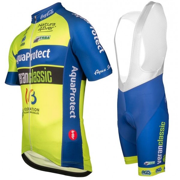 WB AQUA PROTECT VERANCLASSIC 2018 Fietskleding Set Wielershirt Korte Mouw+Korte Fietsbroeken Bib