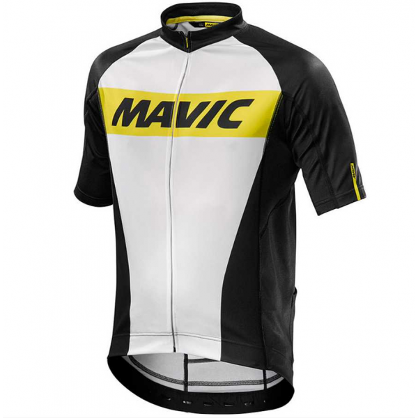 2016 Mavic Wielershirt Met Korte Mouwen Wit Zwart