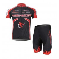 Merida 2014 Wielerkleding Set Set Wielershirts Korte Mouw+Fietsbroek Zwart Rood Merida 2014 Wielerkleding Set Set Wielershirts Korte Mouw+Fietsbroek Zwart Rood