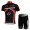 Merida Multivan Flex Stay Fietskleding Wielershirts Korte+Korte Fietsbroeken Zwart Rood