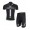 Merida 2014 Wielerkleding Set Wielershirts Korte Mouw+Fietsbroek Zwart Wit