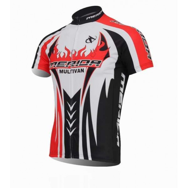 2014 Merida Multivan Teams Wielershirt Met Korte Mouwen Zwart