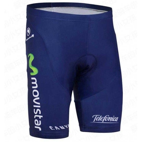 2016 Movistar Wielershirt Fietsbroek Korte Blauw