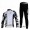 Nalini Pro Team Fietskleding Wielershirts Lange Mouw+Lange Fietsbroeken Wit Zwart