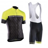 2017 NorthWave Fietskleding Set Fietsshirt Met Korte Mouwen+Korte Koersbroek 07