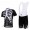Northwave Pro Team Fietskleding Set Fietsshirt Met Korte Mouwen+Korte Koersbroek Wit Zwart