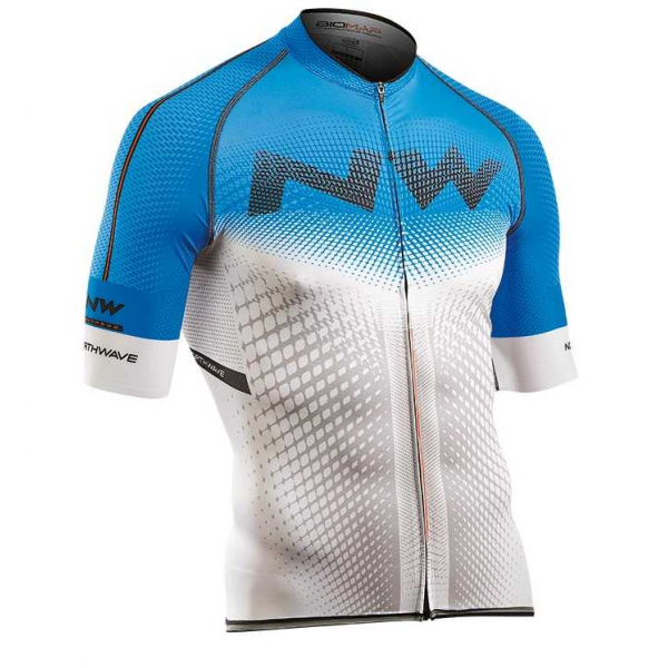 2016 NorthWave Wielershirt Met Korte Mouwen Blauw