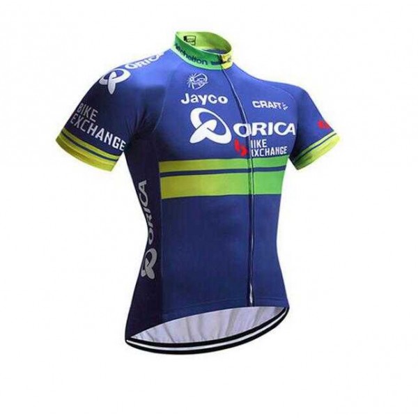 2017 Orica Wielershirt Met Korte Mouwen