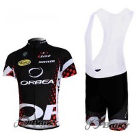 Orbea Pro Team Fietskleding Set Fietsshirt Met Korte Mouwen+Korte Koersbroek Zwart Blauw Orbea Pro Team Fietskleding Set Fietsshirt Met Korte Mouwen+Korte Koersbroek Zwart Blauw