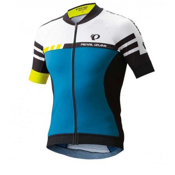 2016 Pearl Izumi Korte Mouwen Blauw Wit Zwart