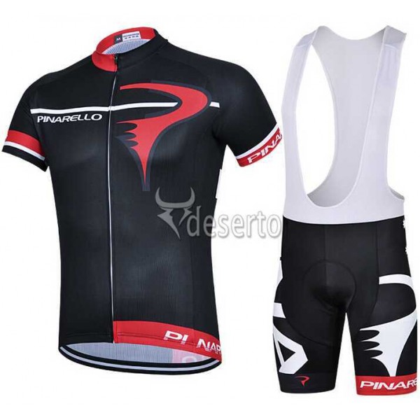 2015 Pinarello Fietskleding Set Fietsshirt Met Korte Mouwen+Korte Koersbroek