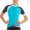 2016 Pinarello Wielershirt Korte Mouw Blauw Dames