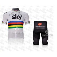 2012 SKY UCI Teams Fietskleding Wielershirts Korte+Korte Fietsbroeken