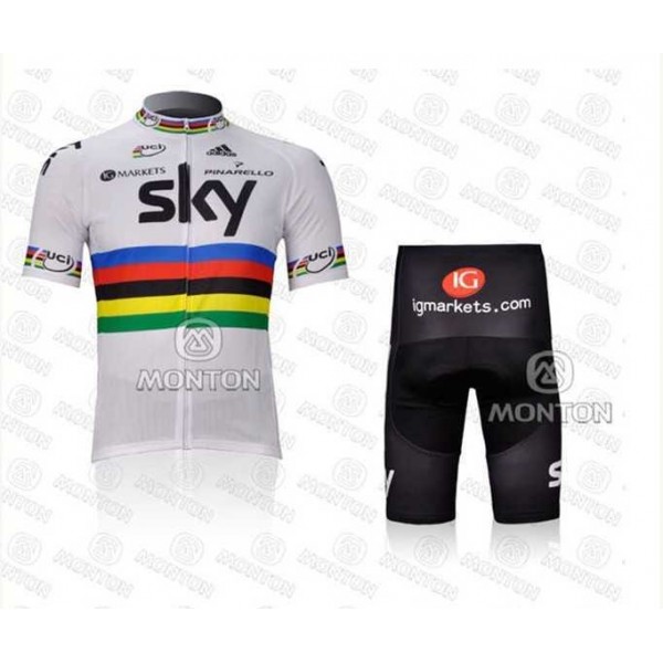 2012 SKY UCI Teams Fietskleding Wielershirts Korte+Korte Fietsbroeken