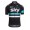 2016 SKY Wit-Blauw Wielershirt Met Korte Mouwen
