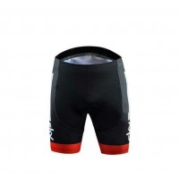 2016 SKY British Fietsbroek-Korte Zwart Rood