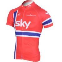 2013 Teams Sky Norvegese Kampioen Outlet Wielershirt Met Korte Mouwen Rood 2013 Teams Sky Norvegese Kampioen Outlet Wielershirt Met Korte Mouwen Rood