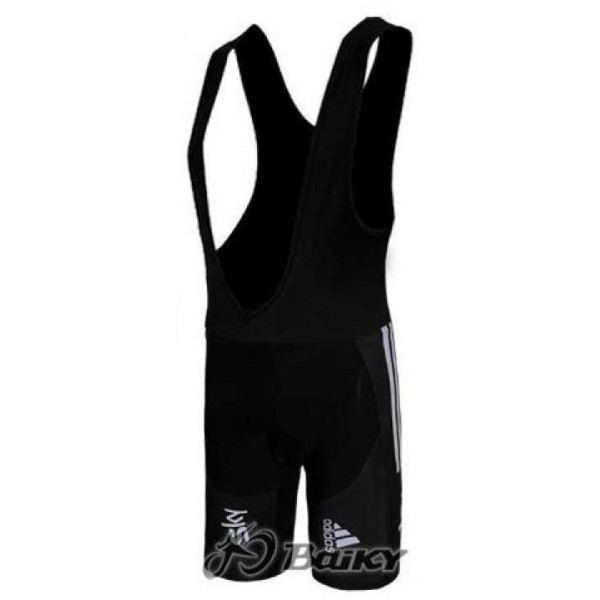 SKY Pro Team Korte Fietsbroeken Bib Zwart Blauw