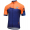 2016 Wielershirt Met Korte Mouwen Blauw Oranje