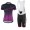 2016-2017 Scott Fietskleding Set Fietsshirt Met Korte Mouwen+Korte Koersbroek Purper Dames