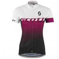 2016-2017 Scott RC Wielershirt Met Korte Mouwen Purper 2016-2017 Scott RC Wielershirt Met Korte Mouwen Purper