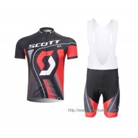 Scott RC Pro Fietskleding Set Fietsshirt Met Korte Mouwen+Korte Koersbroek Rood Zwart Scott RC Pro Fietskleding Set Fietsshirt Met Korte Mouwen+Korte Koersbroek Rood Zwart