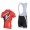 2013 Scott Racing Fietskleding Set Fietsshirt Met Korte Mouwen+Korte Koersbroek Rood Zwart