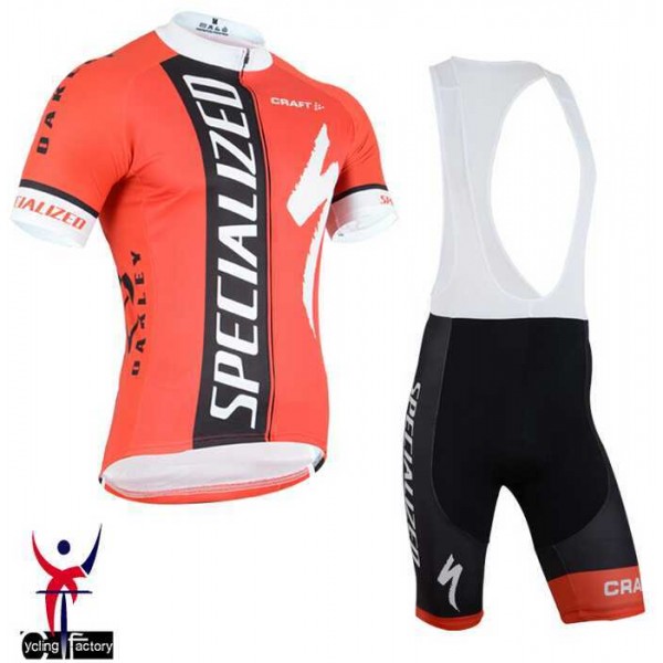 2015 Specialized Fietskleding Set Fietsshirt Met Korte Mouwen+Korte Koersbroek