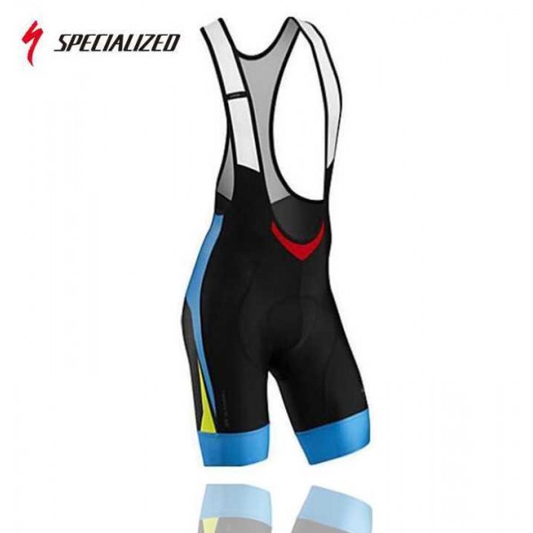 2016 Team Specialized Korte Fietsbroeken Bib Blauw Zwart