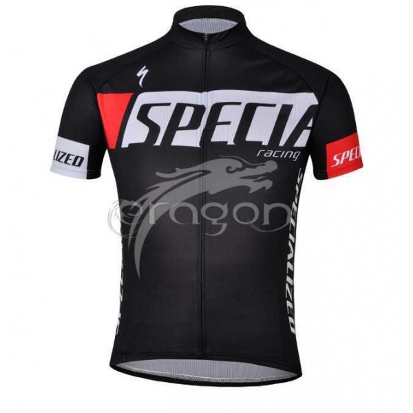 Specialized Racing Wielershirt Met Korte Mouwen Zwart