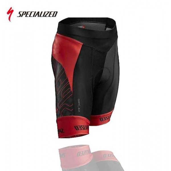 2016 Team Specialized Fietsbroek Korte Rood Zwart