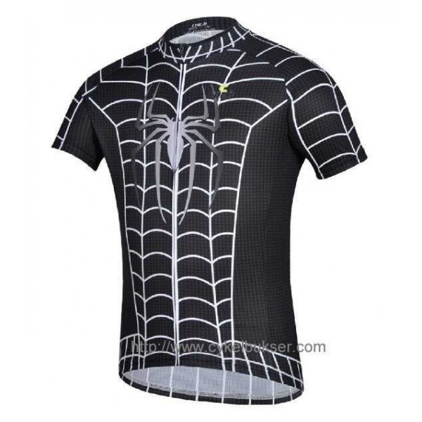 Spider-Man Wielershirt Met Korte Mouwen Zwart