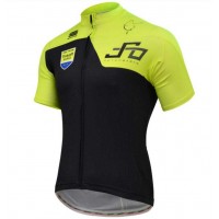 2015 Tinkoff Wielershirt Met Korte Mouwen Zwart Geel