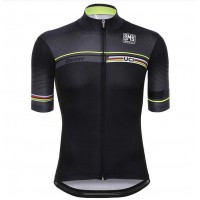 2016 UCI Wielershirt Korte Mouw Zwart 2016 UCI Wielershirt Korte Mouw Zwart