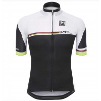 2016 UCI Wielershirt Korte Mouw Zwart Wit 2016 UCI Wielershirt Korte Mouw Zwart Wit