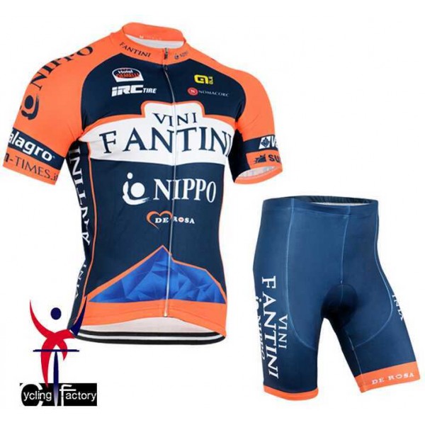 2015 Vini Fantini NIPPO Fietskleding Korte Mouw+Fiets Broek