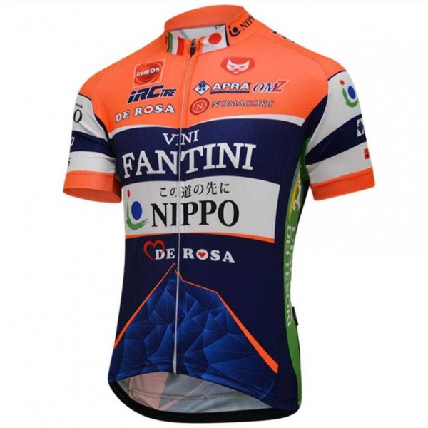 2016 Fantini Nippo Wielershirt Met Korte Mouwen 2