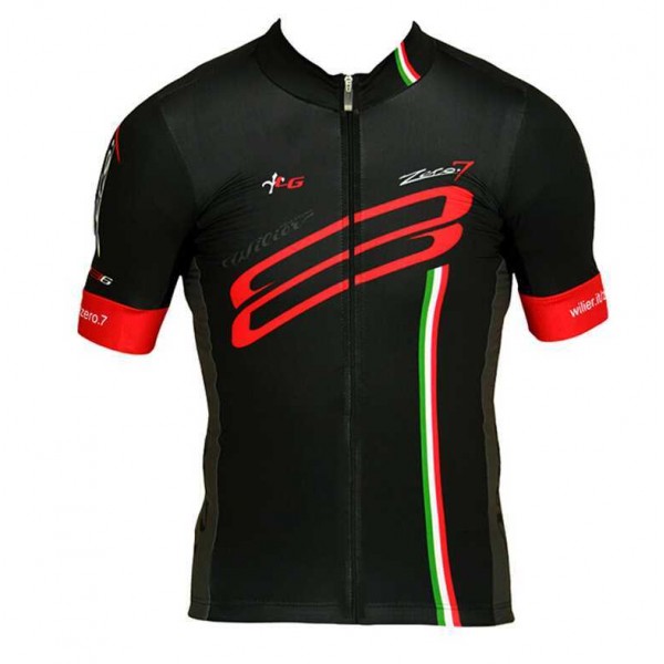 2015 WILIER Wielershirt Met Korte Mouwen Rood Zwart