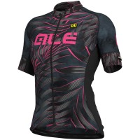 Dames Ale Graphics PRR Sunset-Zwart Roze Wielershirt Korte Mouw Dames Ale Graphics PRR Sunset-Zwart Roze Wielershirt Korte Mouw