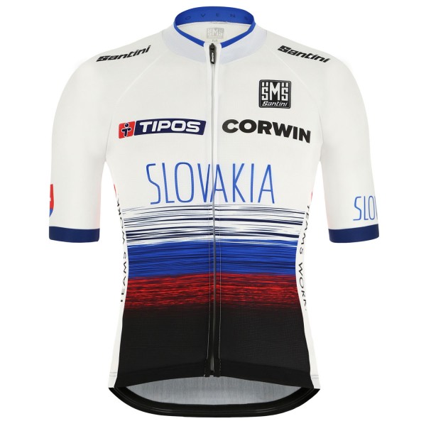 Slovakia National 2019 Wielershirt Korte Mouw